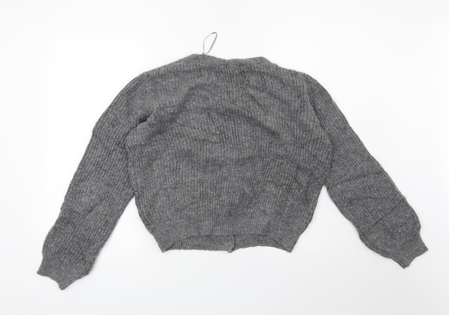 Primark Womens Grey   Cardigan Jumper Size 10