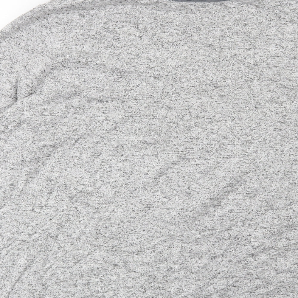 Marks and Spencer Womens Grey Solid  Top Pyjama Top Size 16