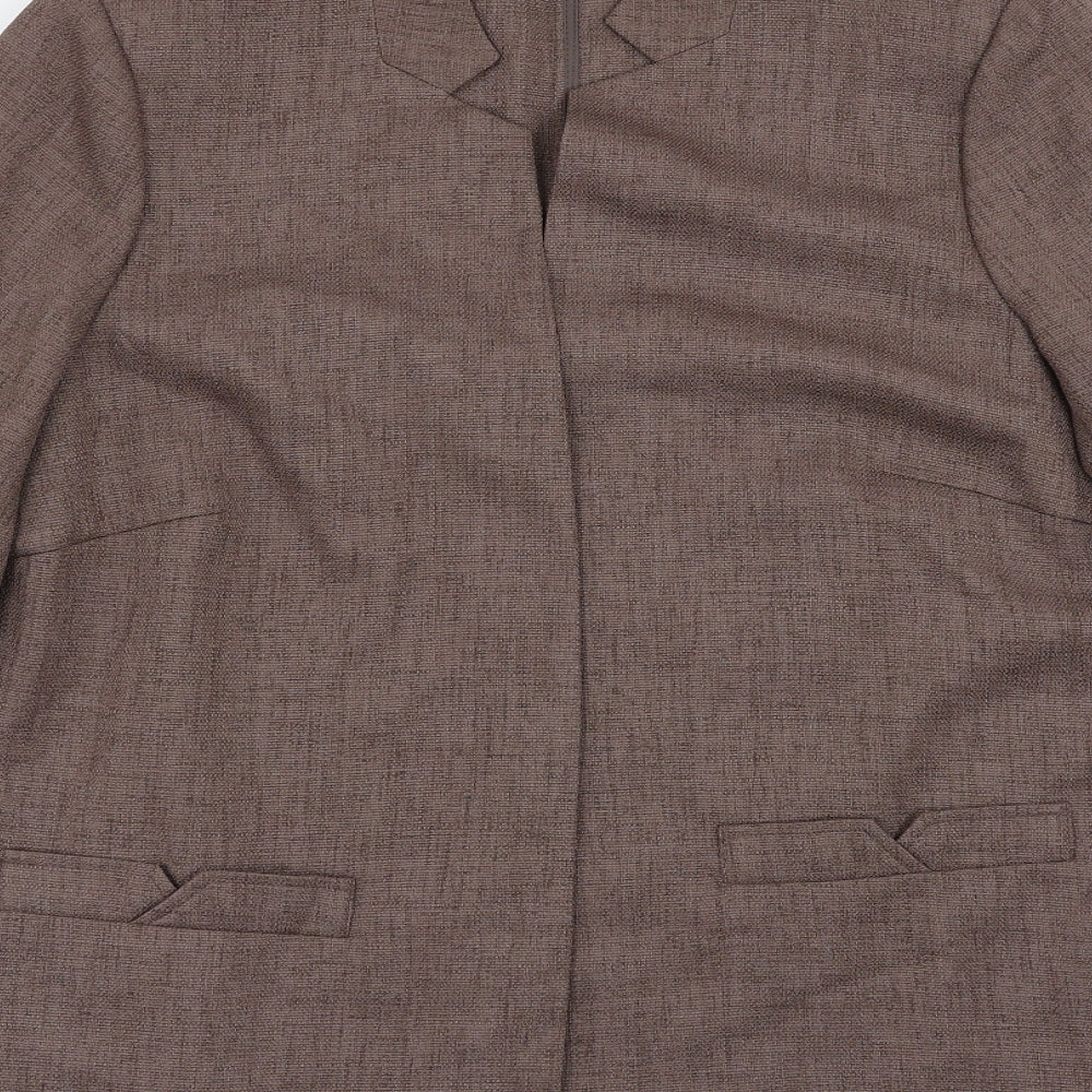 Eastex Womens Brown   Jacket Blazer Size 16