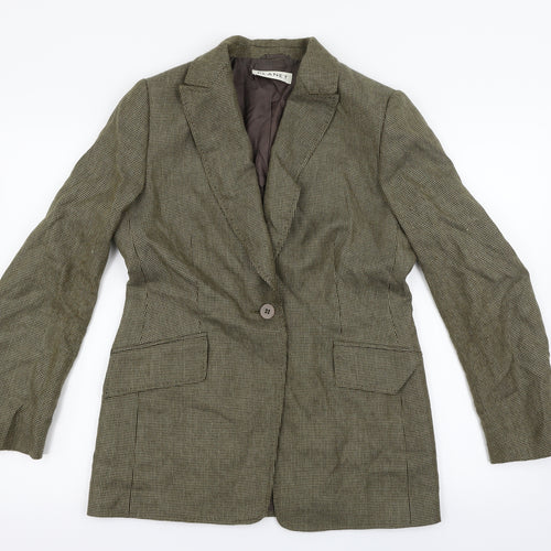 Planet Womens Yellow   Jacket Suit Jacket Size 10