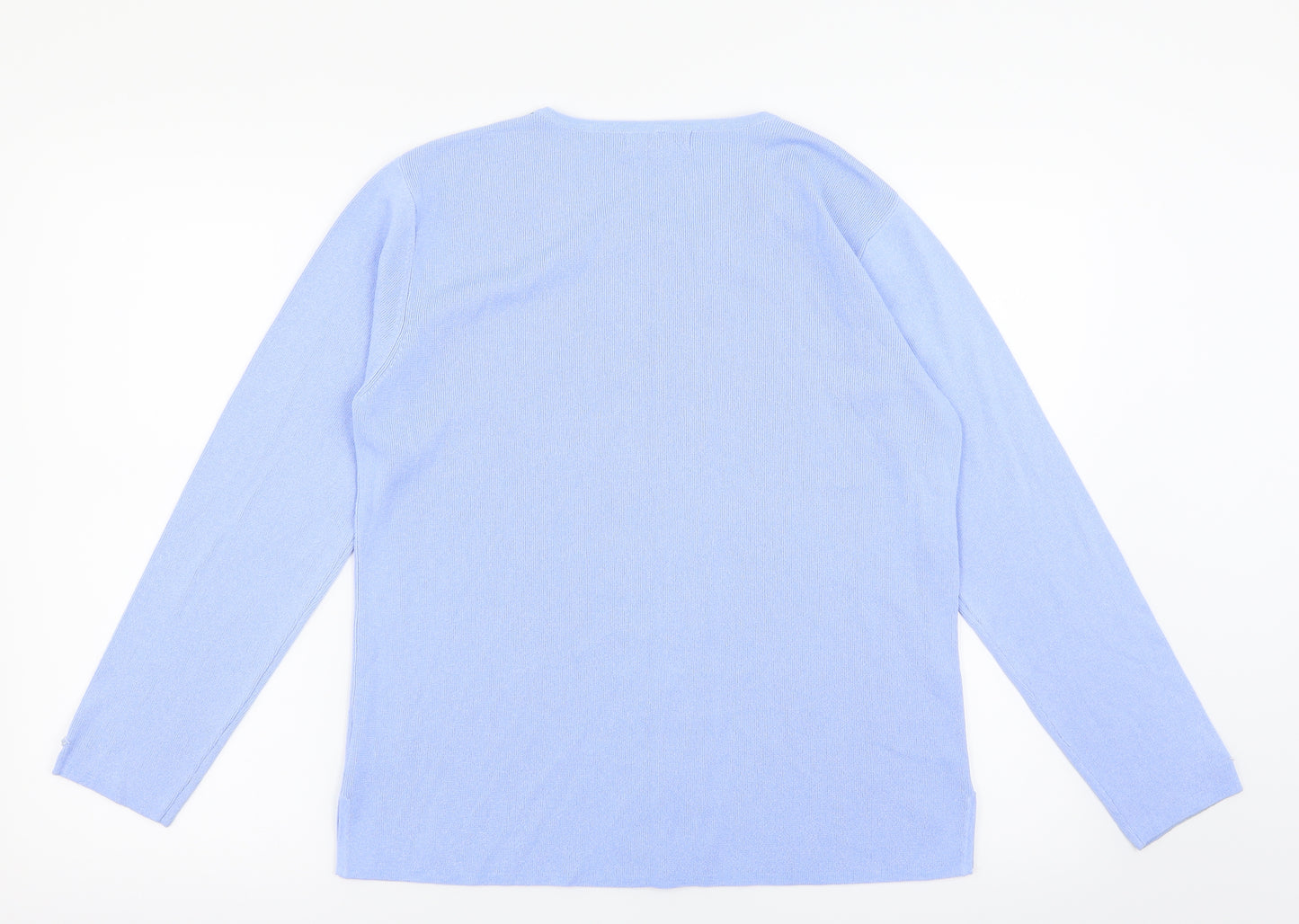 Reflect Style Womens Blue   Cardigan Jumper Size M