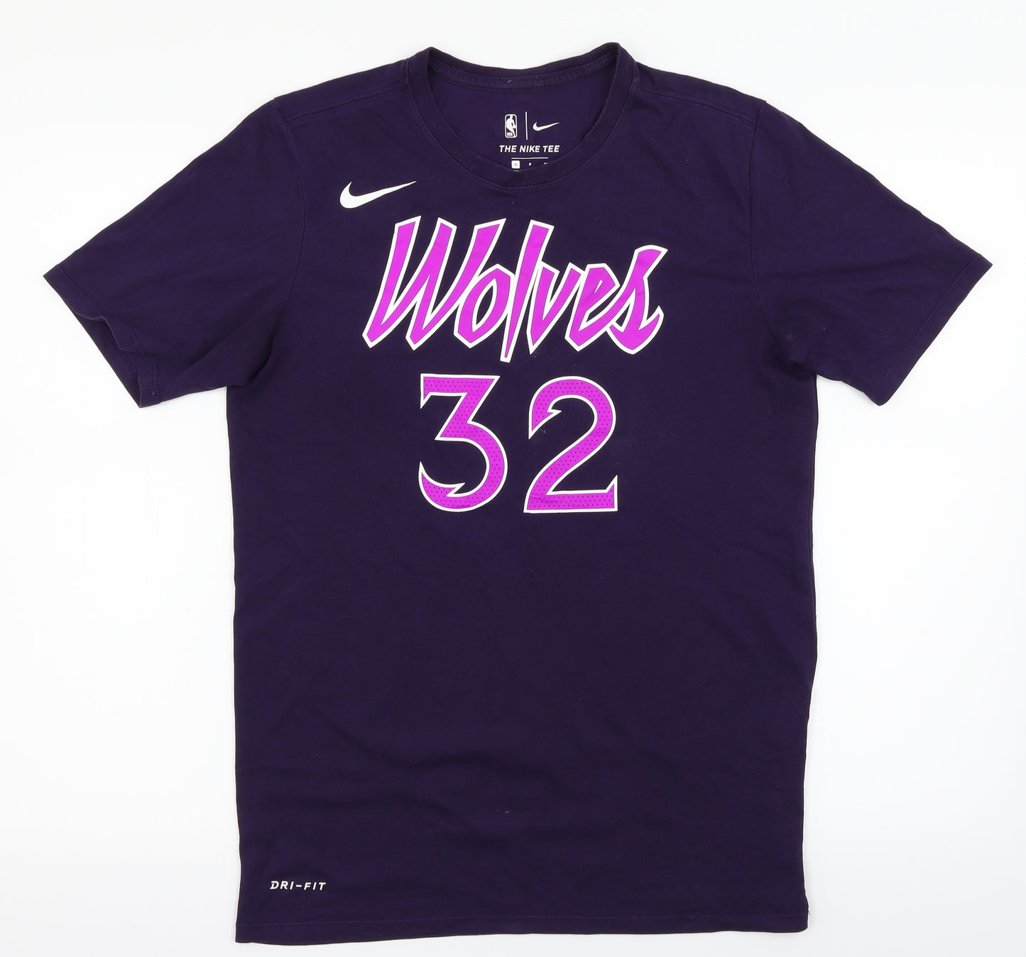 Nike Mens Purple    T-Shirt Size S  - NBA Wolves