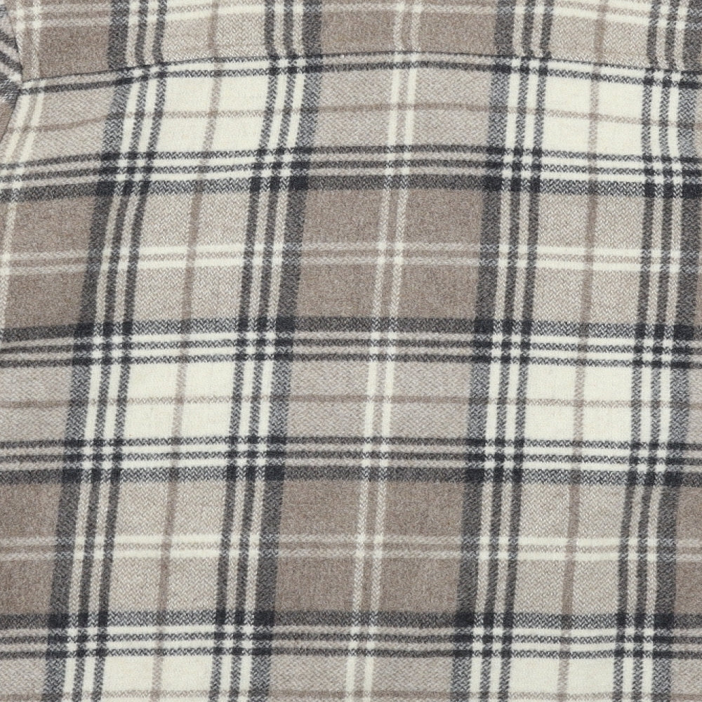 Avant Garde Womens Multicoloured Check  Jacket Coatigan Size M