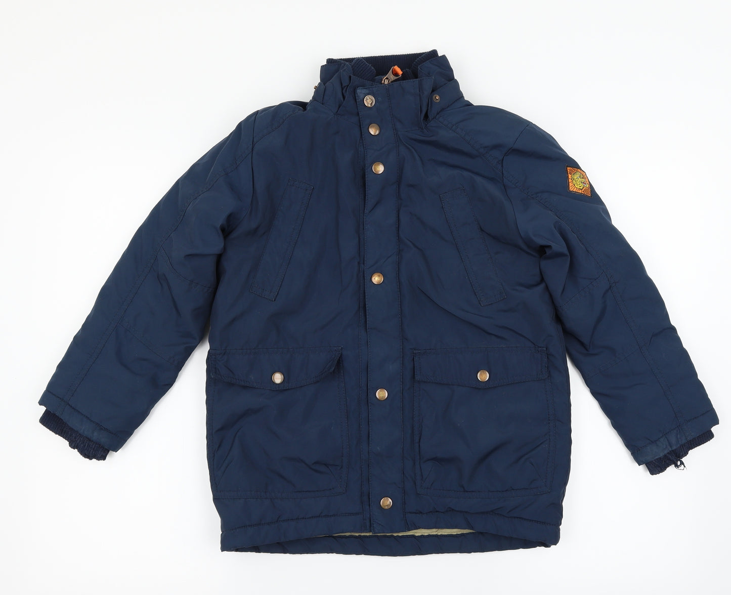H&M Boys Blue   Jacket Coat Size 7-8 Years