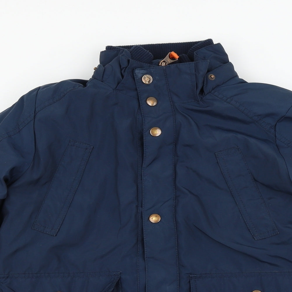 H&M Boys Blue   Jacket Coat Size 7-8 Years