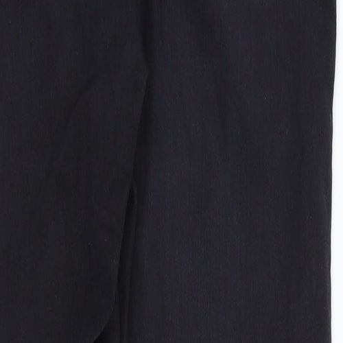 Topshop Womens Black Floral Denim Straight Jeans Size 30 in L32 in