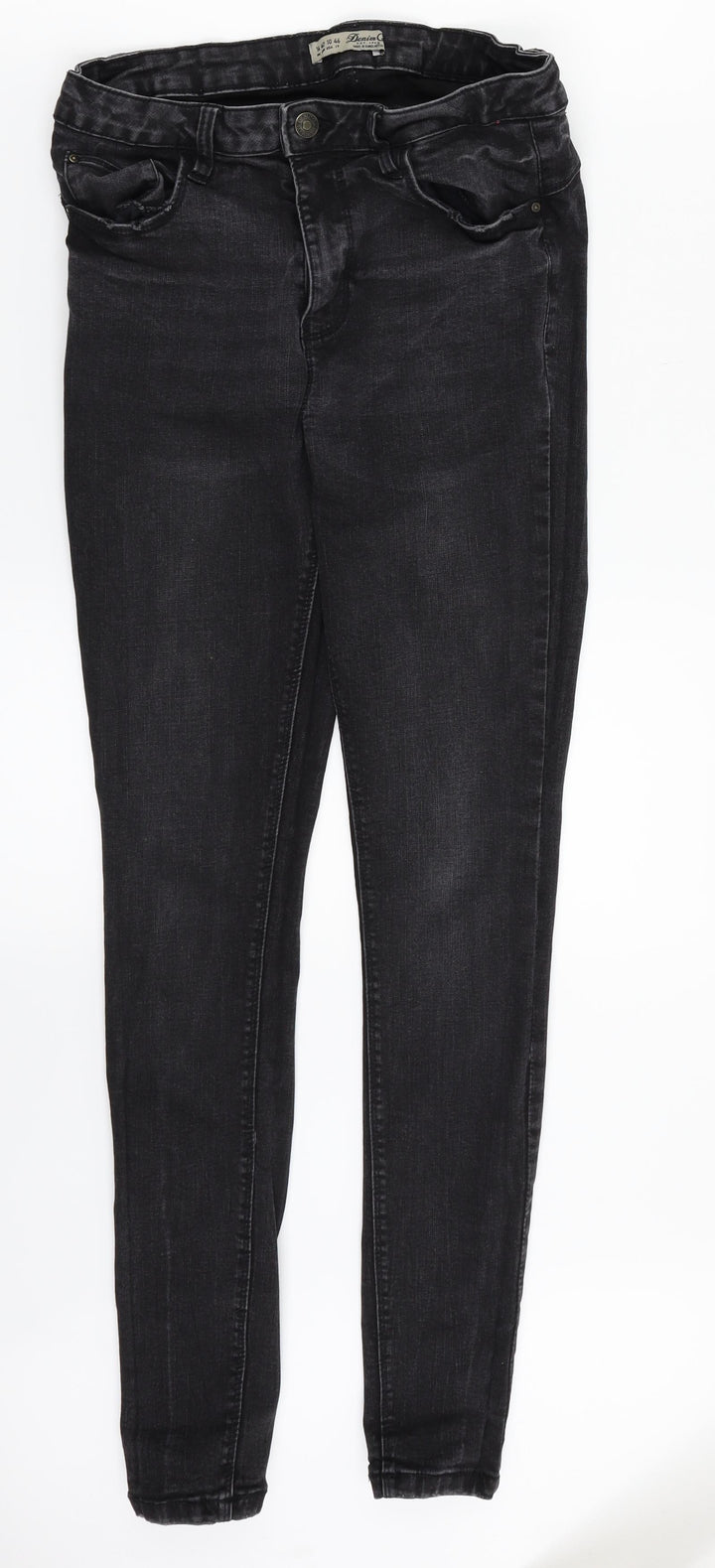 Denim. Co Womens Black Denim Skinny Jeans Size 14 L29 in
