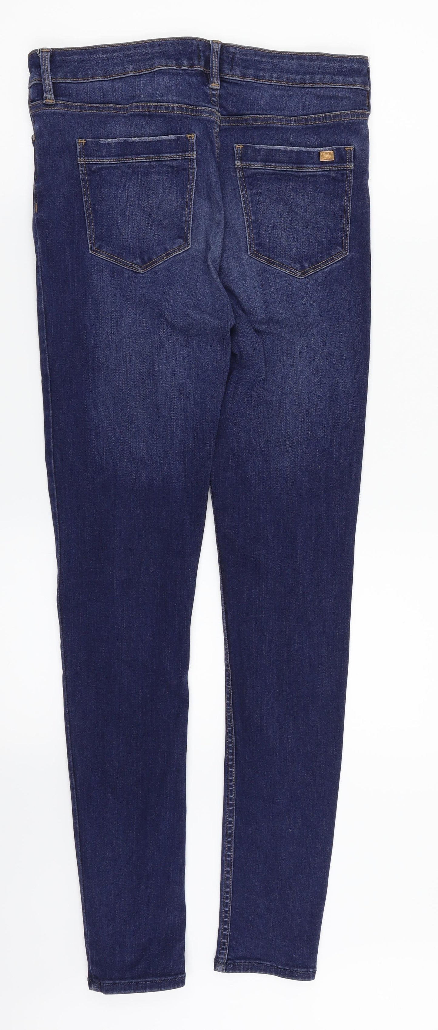 F&F Womens Blue  Denim Skinny Jeans Size 10 L29 in