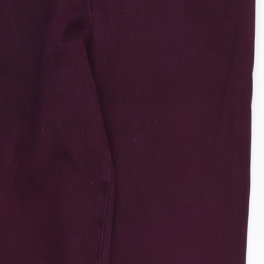 Wallis Womens Purple  Denim Jegging Jeans Size 12 L29 in