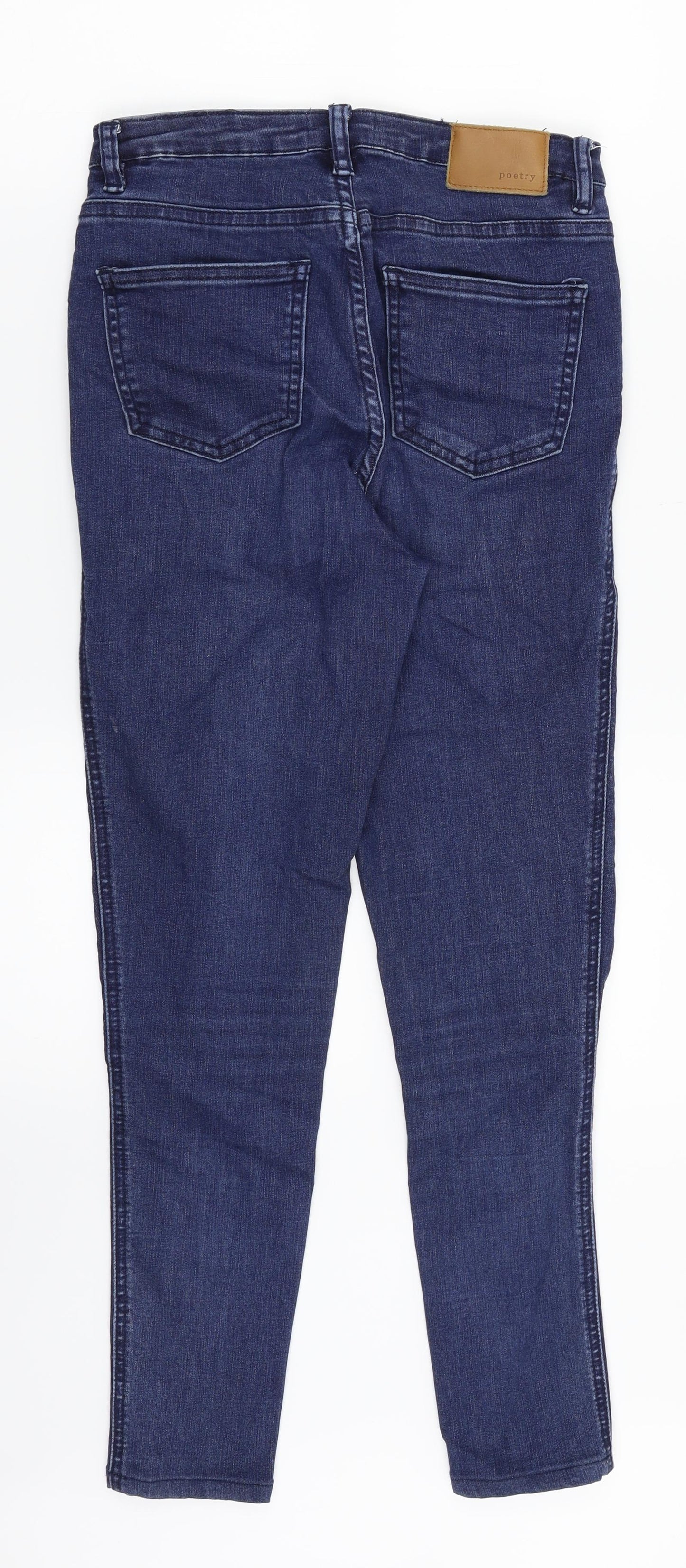 Poetry Womens Blue  Denim Straight Jeans Size 8 L26 in