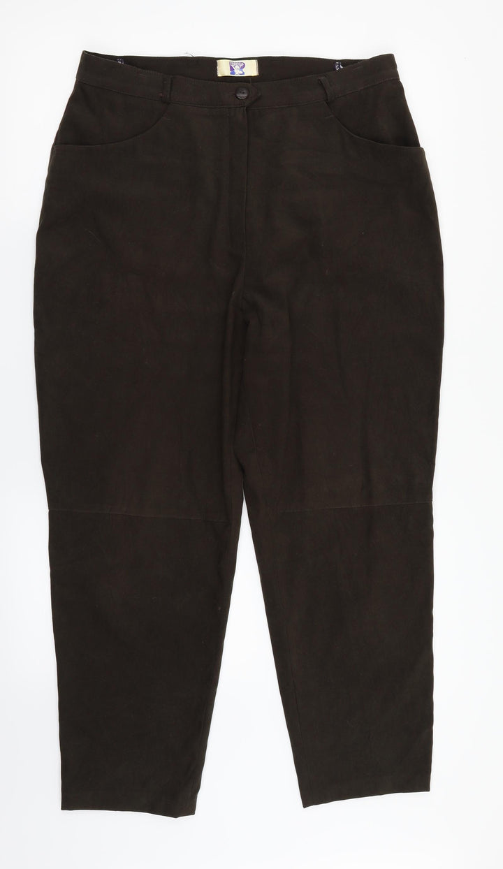 Yessica Womens Brown Trousers Size 18 L26 in