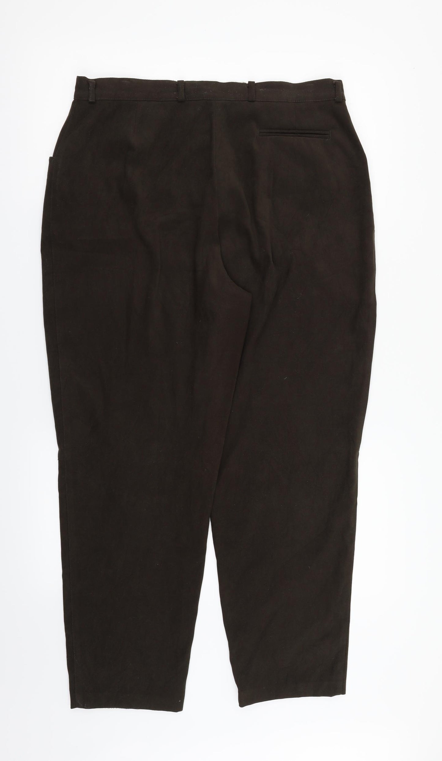 Yessica Womens Brown   Trousers  Size 18 L26 in