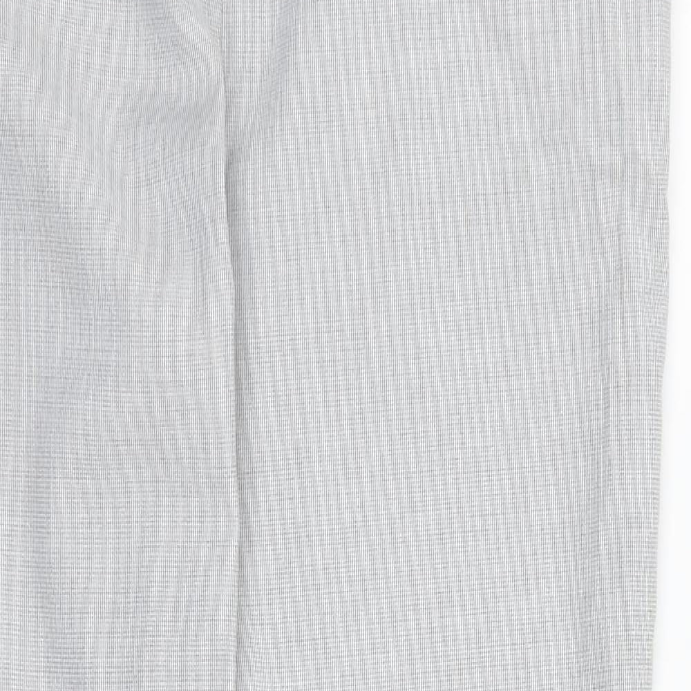 H&M Womens Grey   Dress Pants Trousers Size 12 L29 in