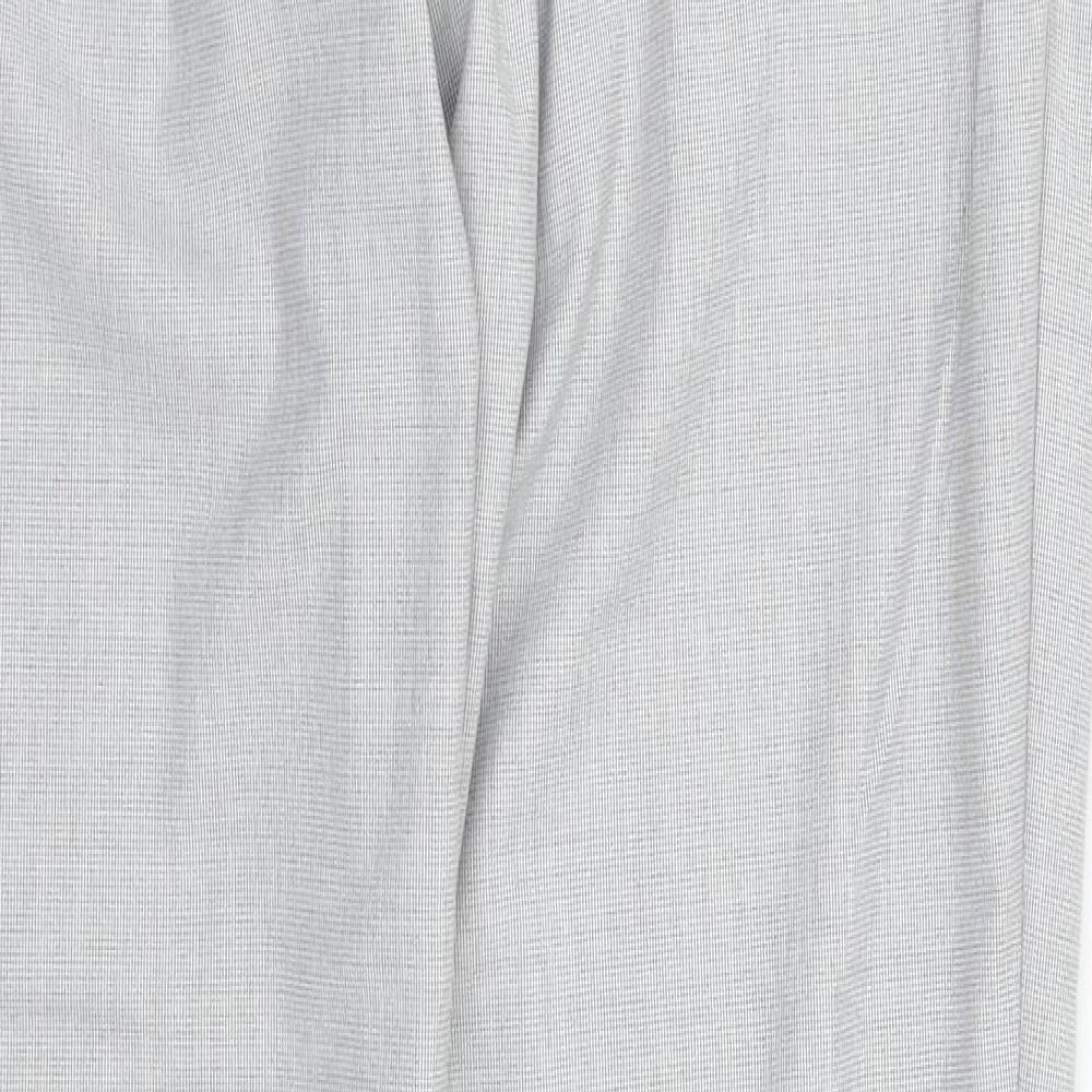 H&M Womens Grey   Dress Pants Trousers Size 12 L29 in
