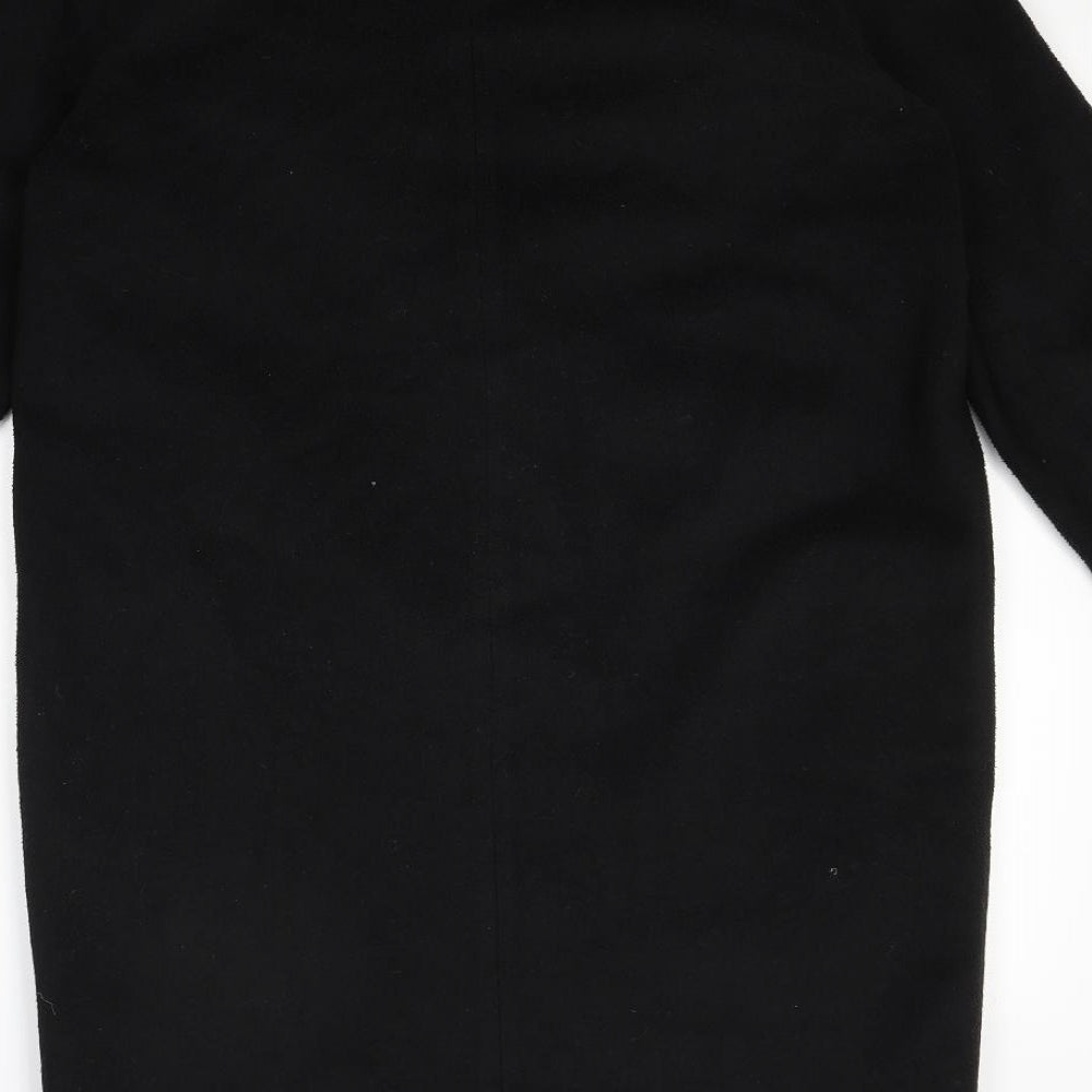 Atmosphere Womens Black   Overcoat Coat Size 10