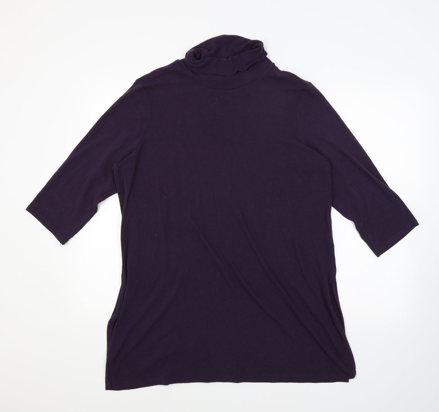 Marks and Spencer Womens Purple   Pullover Jumper Size 18  - Longline