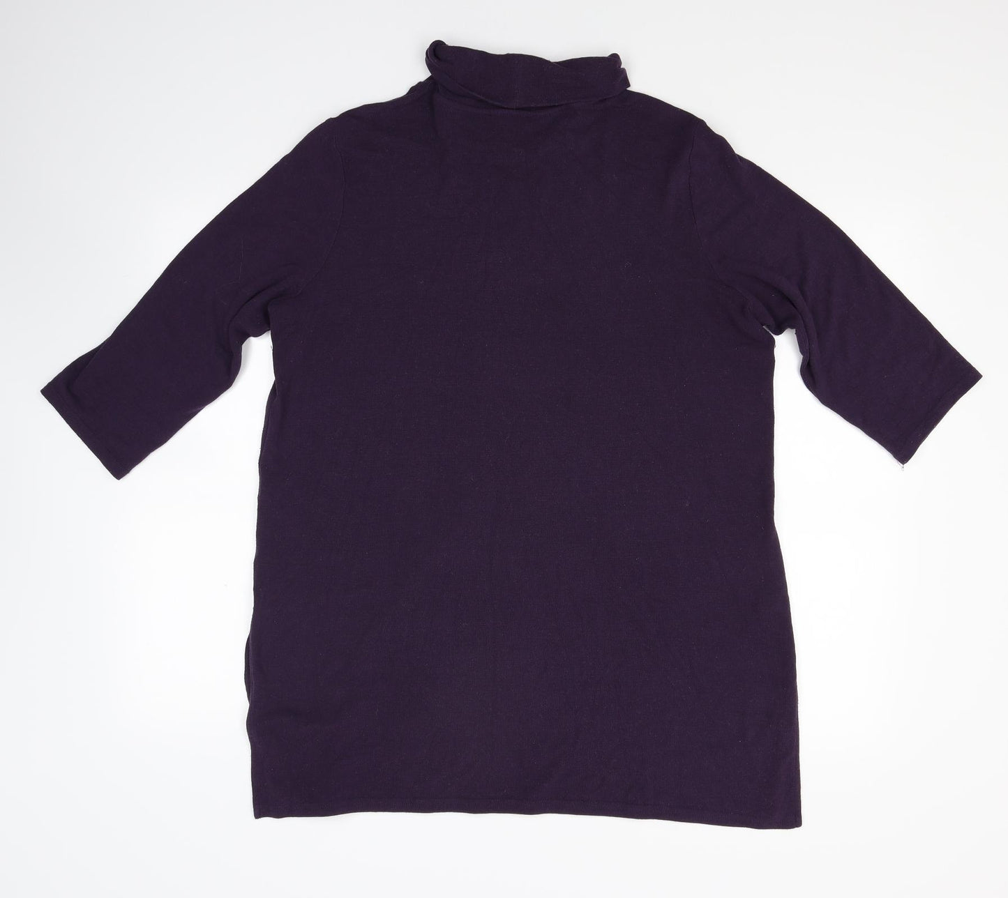 Marks and Spencer Womens Purple   Pullover Jumper Size 18  - Longline