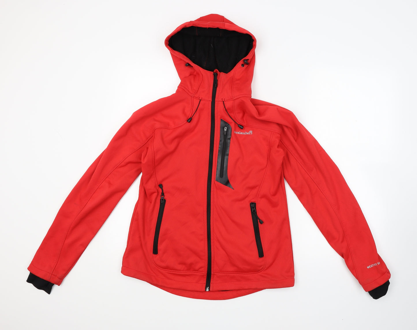 Avalanche Mens Red   Anorak Jacket Size M  - weather shield