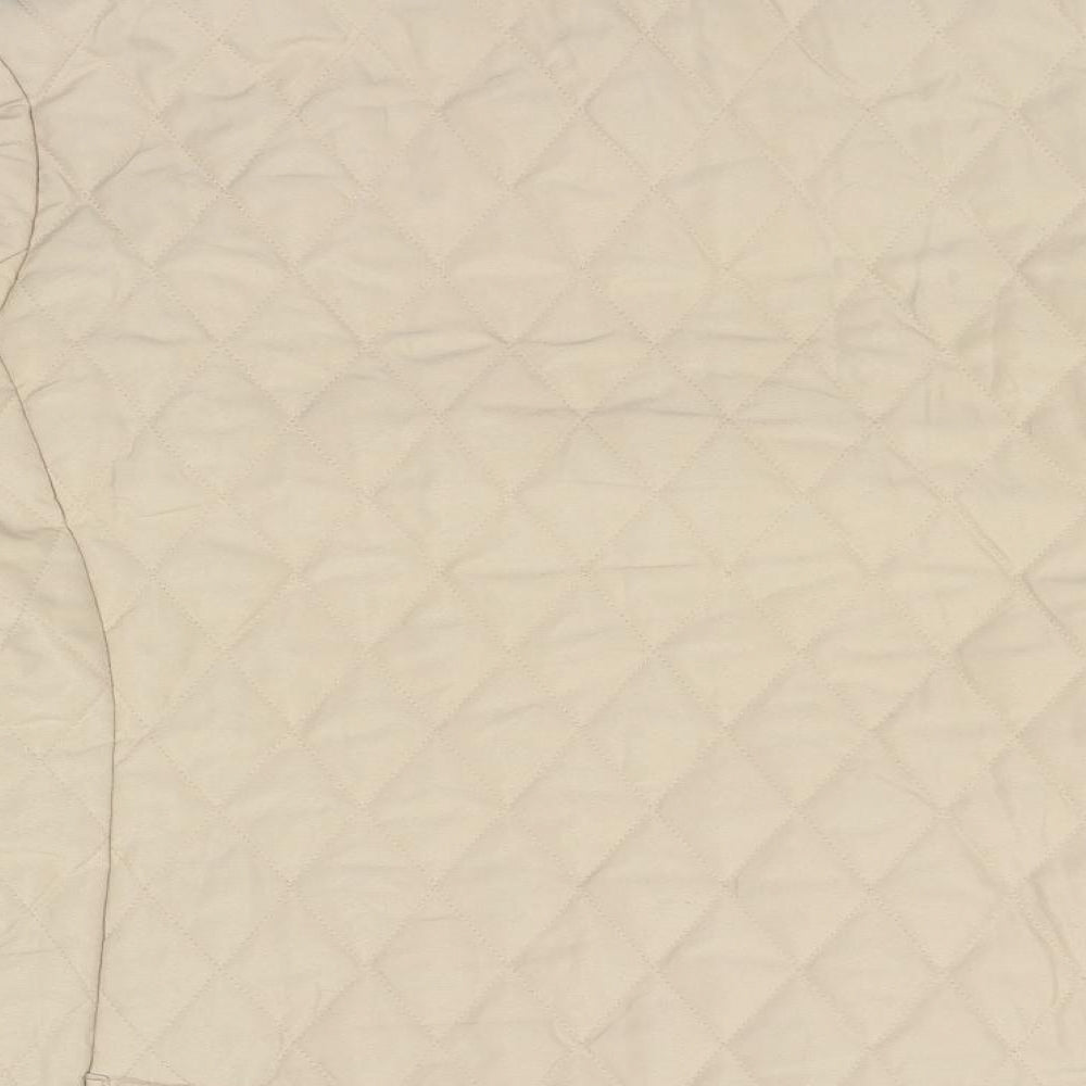 David Barry Womens Beige   Bomber Jacket Jacket Size 14