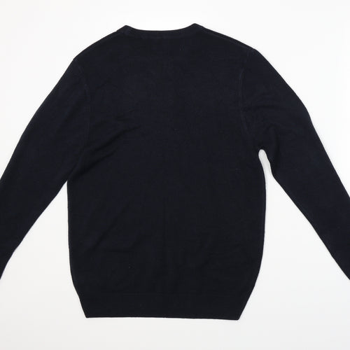 NEXT Mens Blue  Knit Pullover Jumper Size M