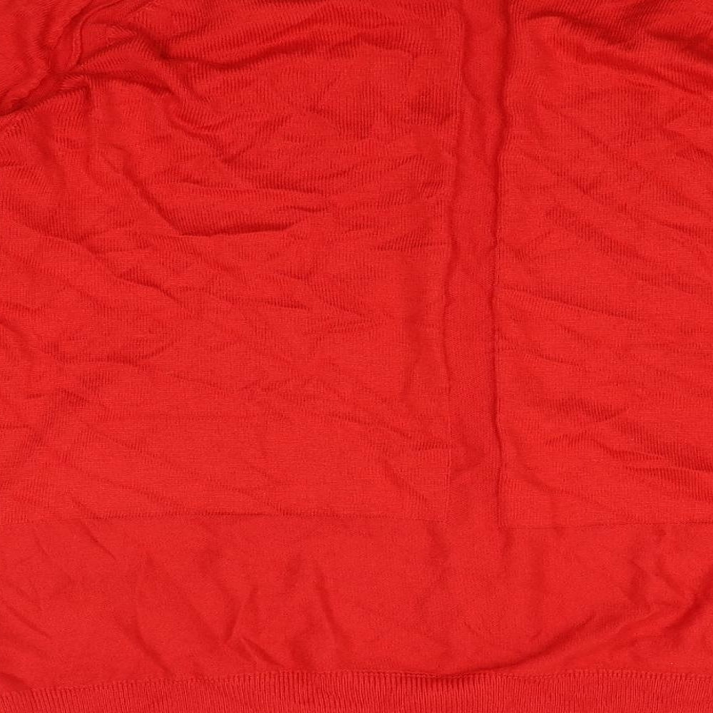 Jasper Conran Womens Red  Knit Cardigan Jumper Size 18