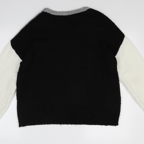 Select Womens Black  Knit Pullover Jumper Size 12  - NYC