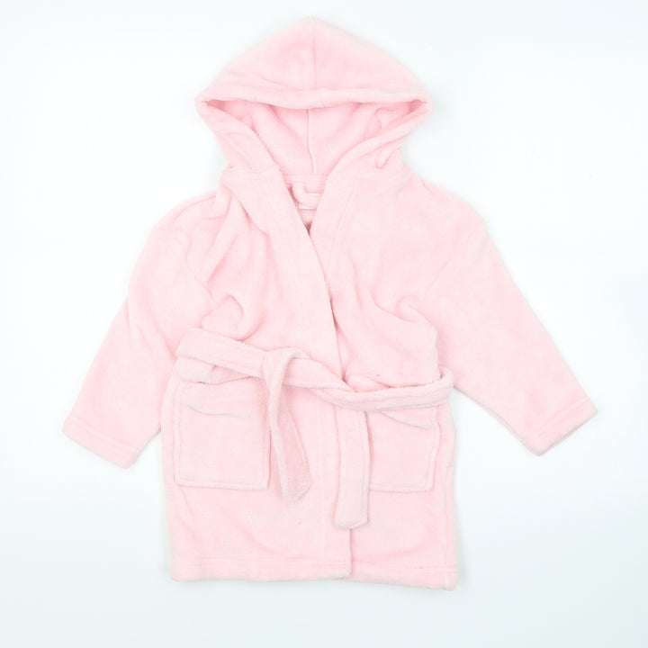 NEXT Girls Pink Solid   Robe Size 2-3 Years