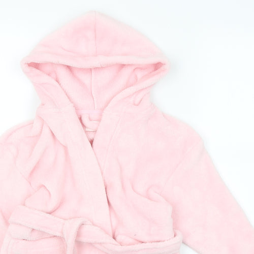 NEXT Girls Pink Solid   Robe Size 2-3 Years
