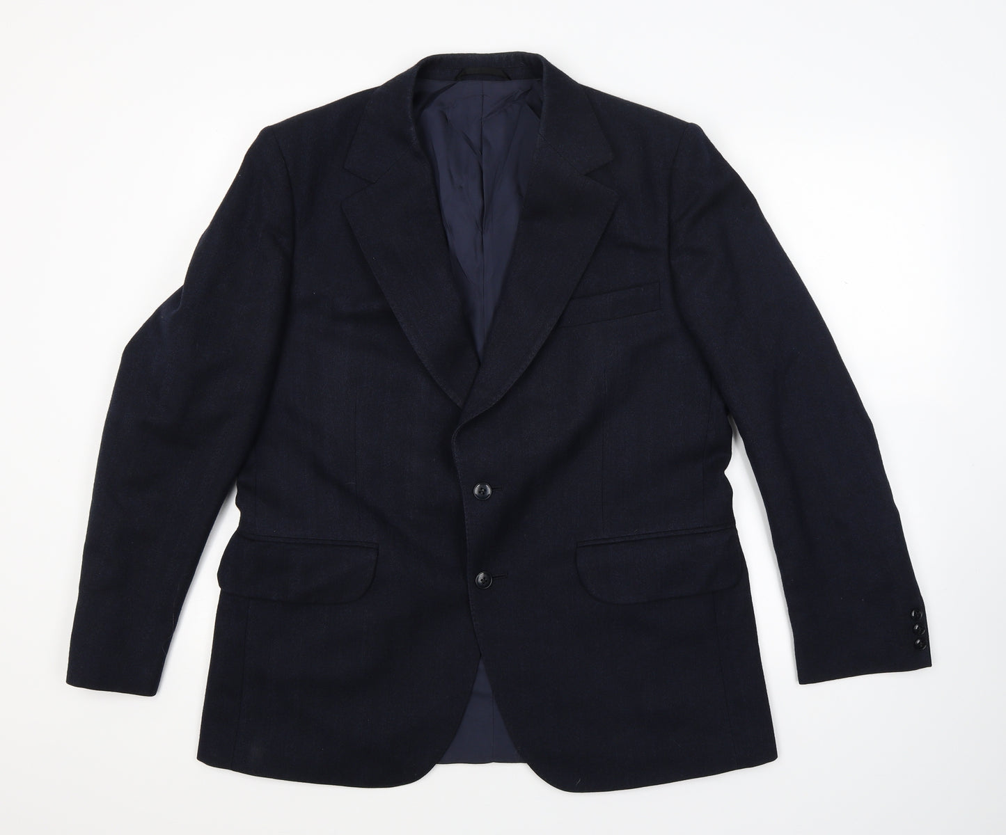 Simon House Mens Blue   Jacket Suit Jacket Size 40  - tailored