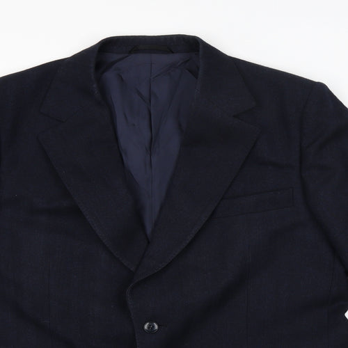 Simon House Mens Blue   Jacket Suit Jacket Size 40  - tailored