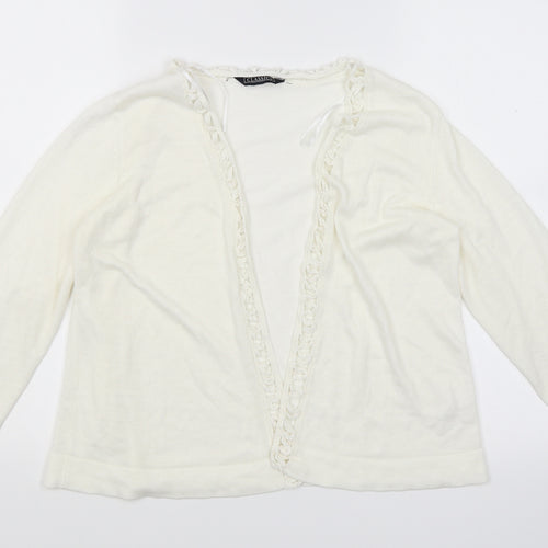 BHS Womens Ivory   Cardigan Jumper Size 14
