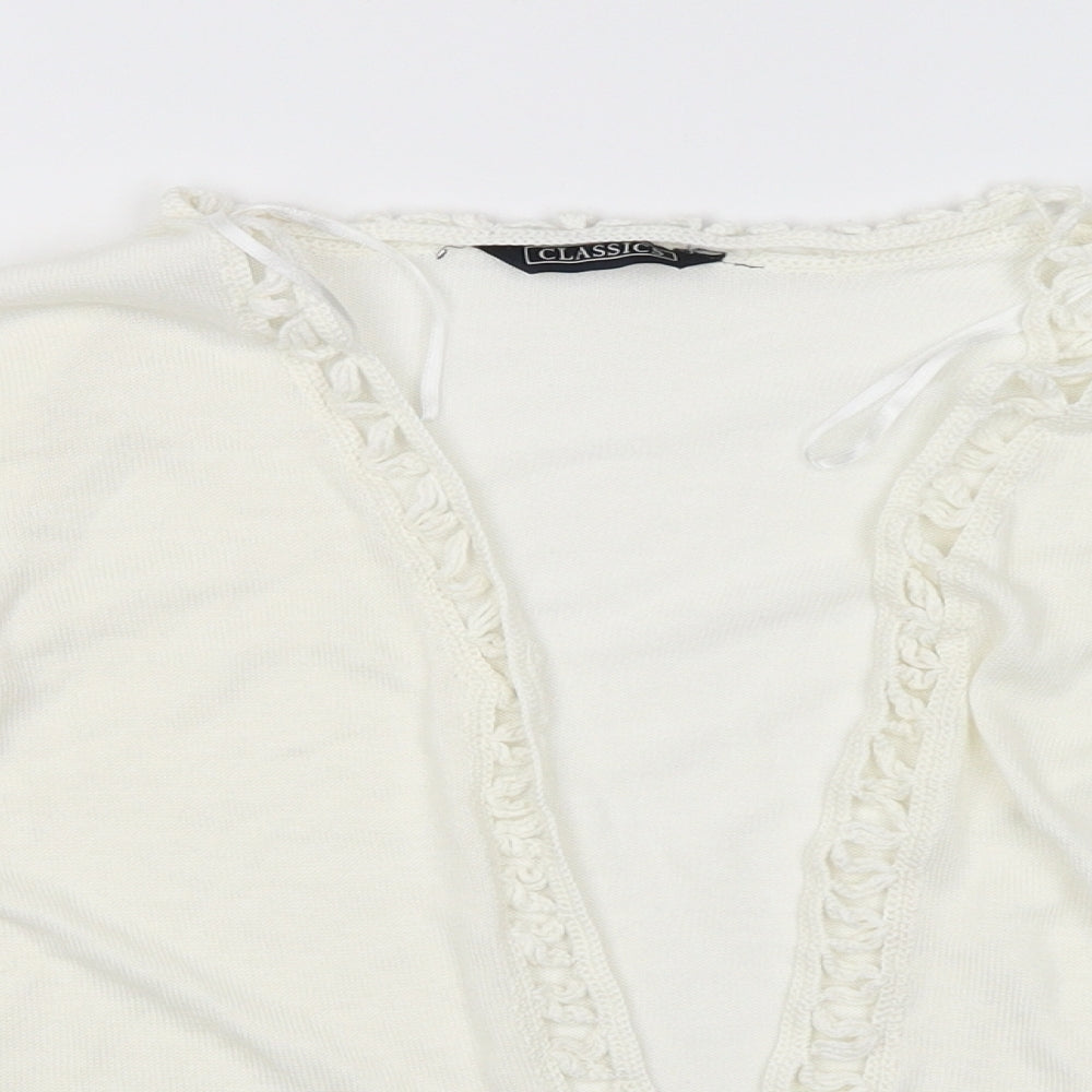 BHS Womens Ivory   Cardigan Jumper Size 14
