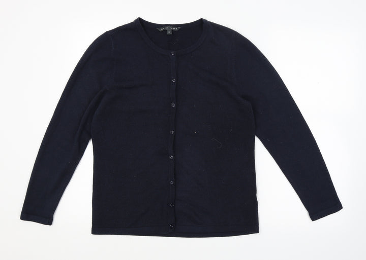 Bonmarché Womens Blue Cardigan Jumper Size 12