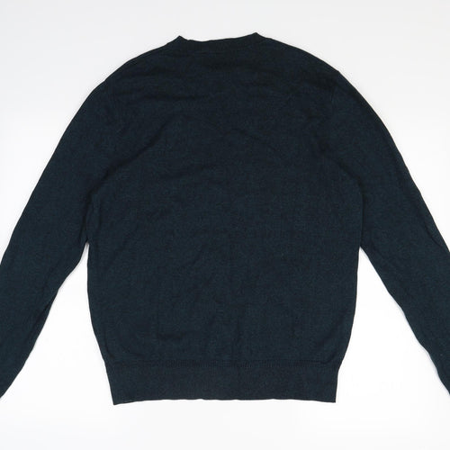 Topman Mens Green   Pullover Jumper Size M