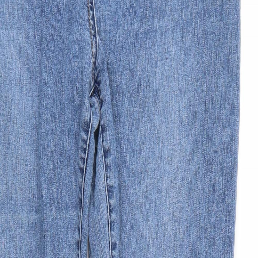TU Womens Blue  Denim Straight Jeans Size 14 L27 in
