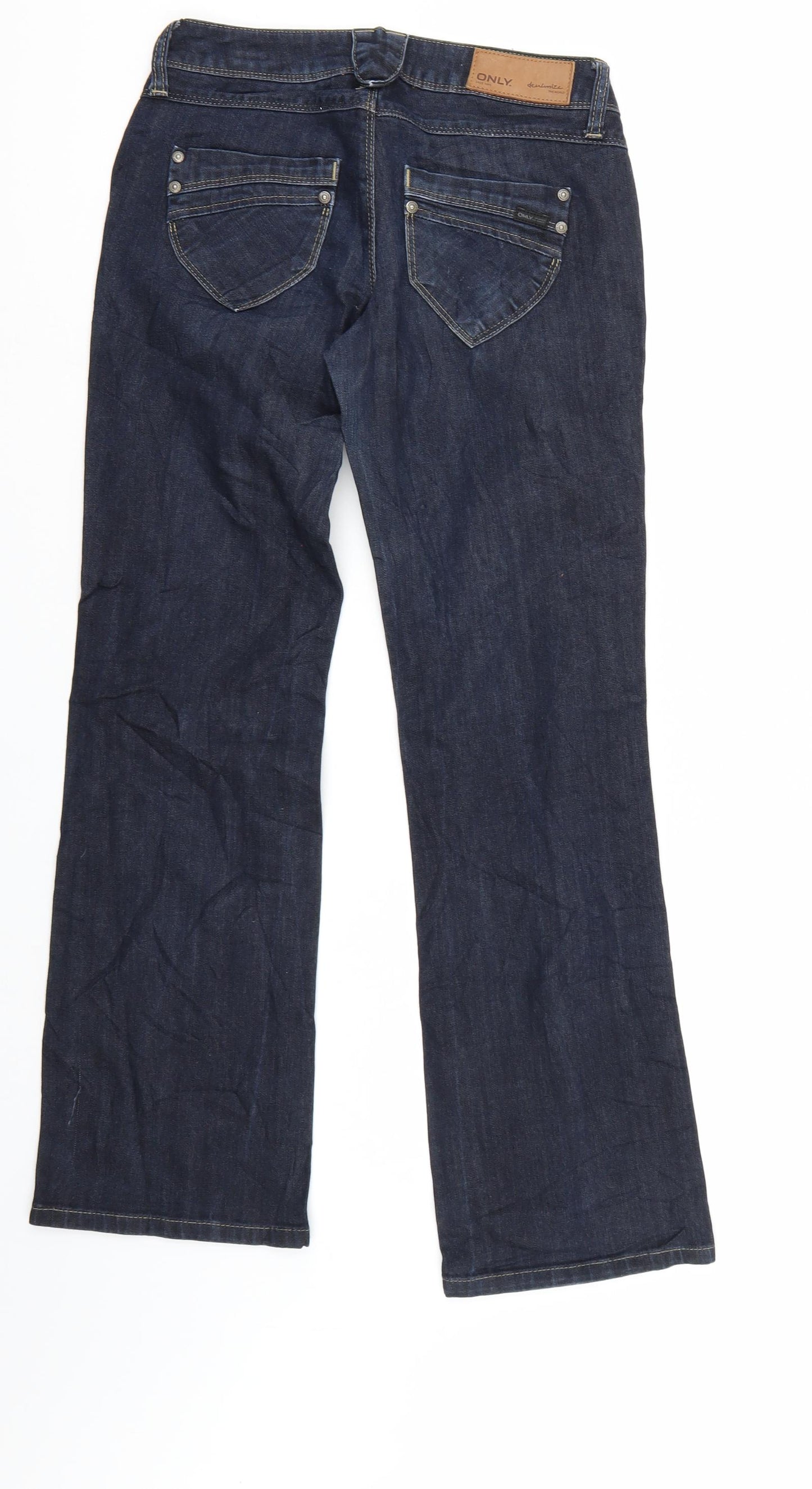 Only Mens Blue  Denim Straight Jeans Size 26 in L30 in