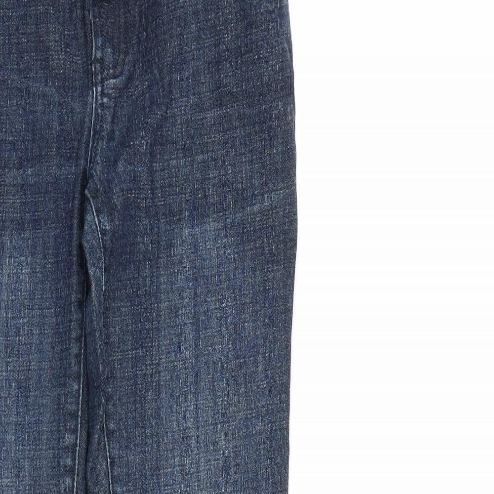 Reform Womens Blue  Denim Straight Jeans Size 8 L29 in