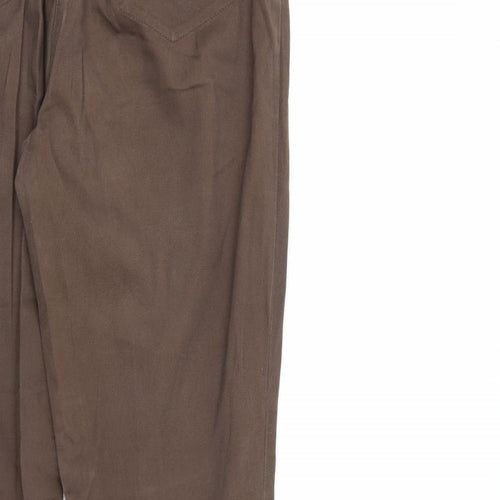 DASH Womens Brown  Denim Straight Jeans Size 14 L28 in