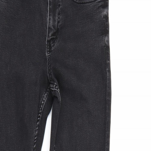 M&S Womens Black  Denim Skinny Jeans Size 6 L27 in