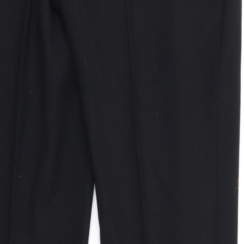 M&S Womens Black   Trousers  Size 12 L27 in