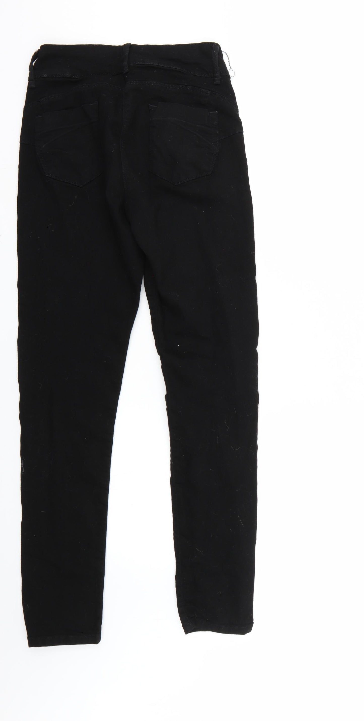 Skinny Womens Black  Denim Skinny Jeans Size 14 L30 in