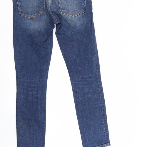Gap Womens Blue  Denim Straight Jeans Size 28 in L27 in
