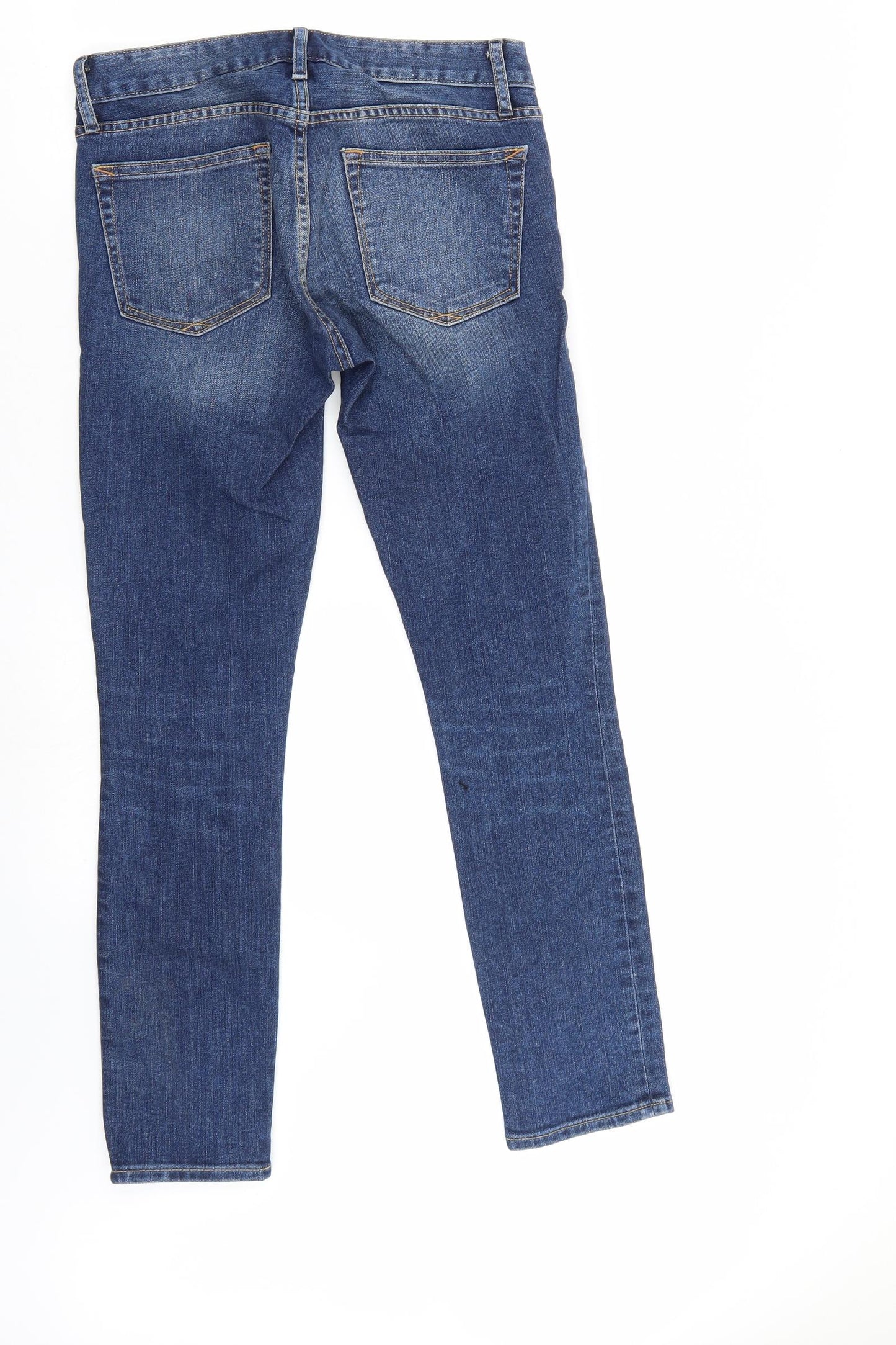 Gap Womens Blue  Denim Straight Jeans Size 28 in L27 in
