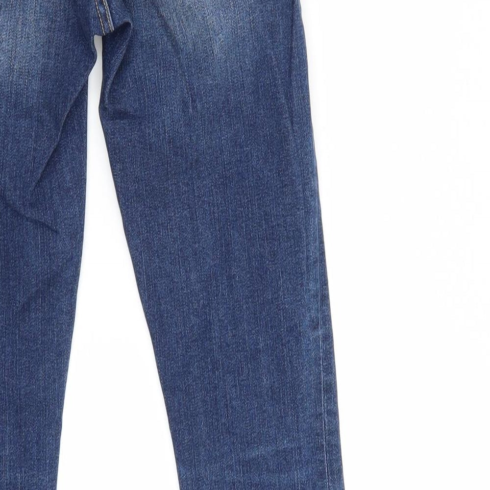 Gap Womens Blue  Denim Straight Jeans Size 28 in L27 in