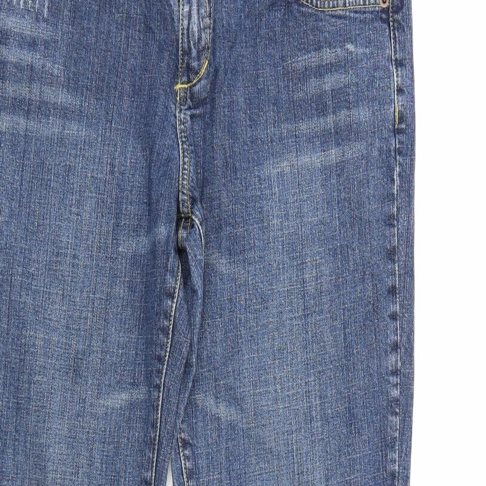 George Womens Blue  Denim Bootcut Jeans Size 14 L28 in