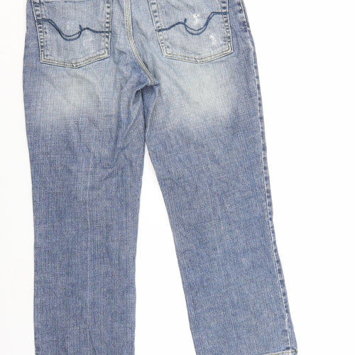 Comma Womens Blue  Denim Cropped Jeans Size 10 L23 in