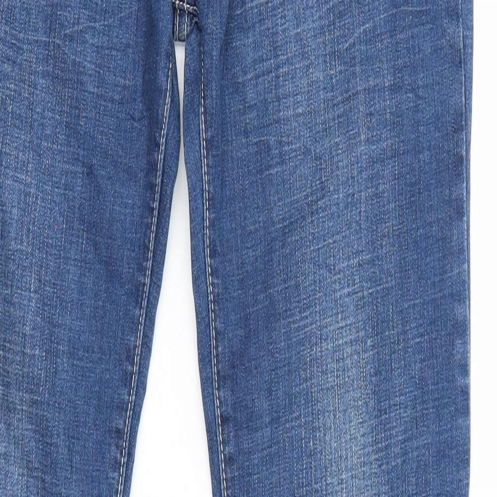 sugar & spice Womens Blue  Denim Straight Jeans Size 28 in L32 in
