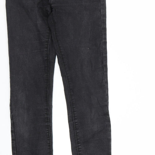 House Womens Black  Denim Straight Jeans Size 10 L27 in