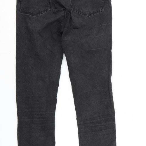 House Womens Black  Denim Straight Jeans Size 10 L27 in