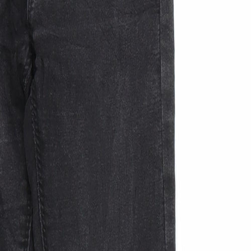 House Womens Black  Denim Straight Jeans Size 10 L27 in
